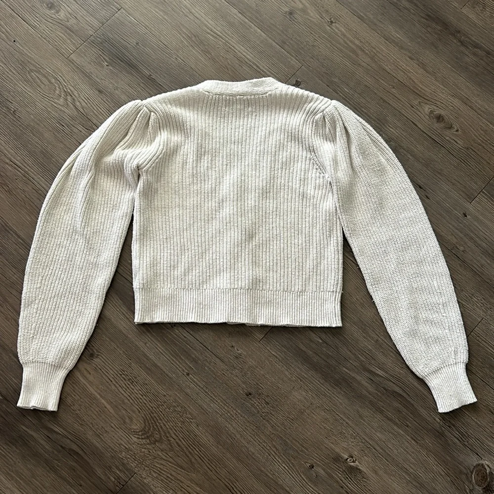 Aerie cropped button down sweater - Picture 3 of 3